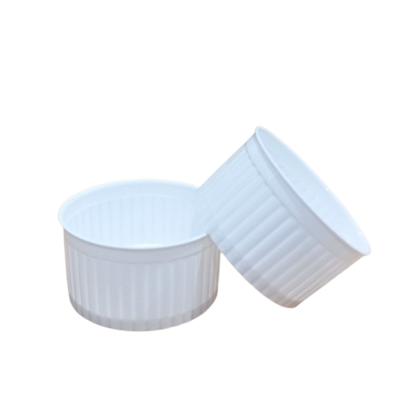Desszertes csésze Csíkos csésze fehér 120 ml 25 db