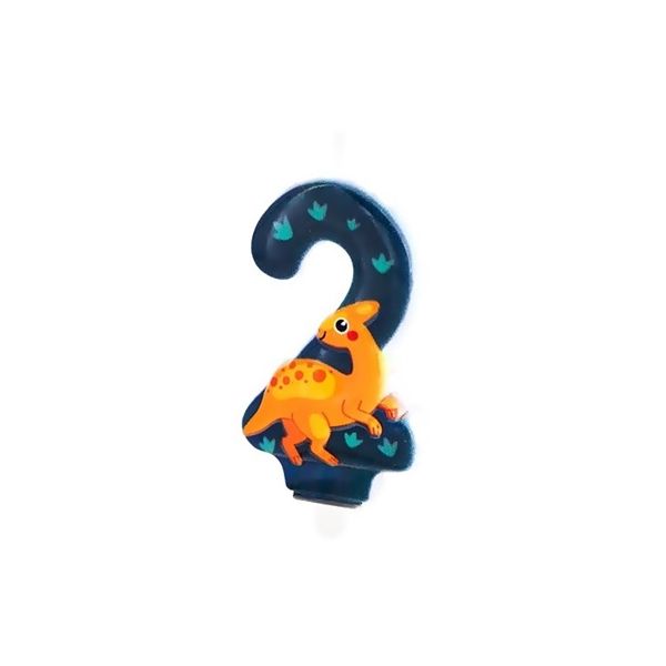 Svíčka dinosaurus č. 2 2 Svíčka dinosaurus č. 2 2