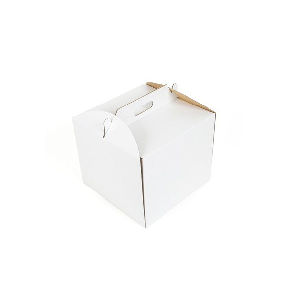 Cake box with handles 30 x 30 x 25 cm