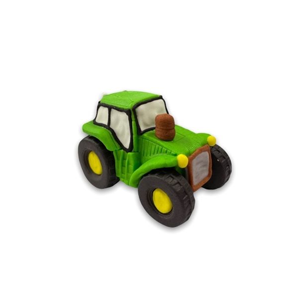 Zöld traktor