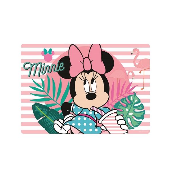 Table mat Minnie with leaves 43x28 cm
