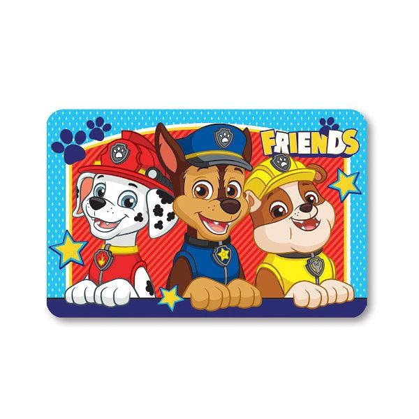 Asztali szőnyeg Paw Patrol Friends, Chase, Marshall, törmelék 43x28 cm