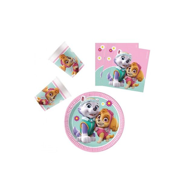 Party set - Paw Patrol Skye and Everest 36 pcs