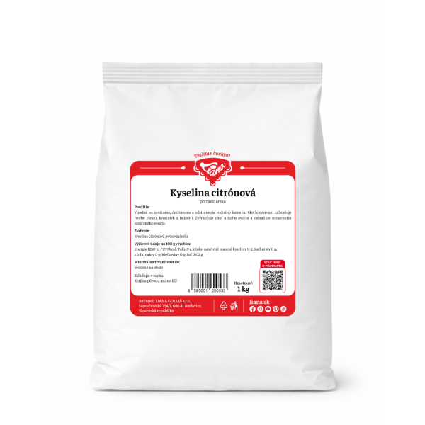 KYSELINA citrónová  potravinárska 1 kg