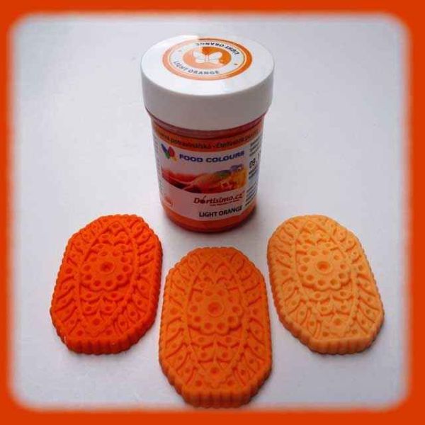 Gelfarbe Lebensmittelfarben hellorange 35g