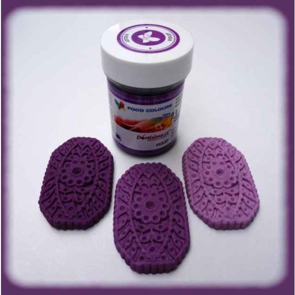 Gelfarbe Lebensmittelfarben violett 35g