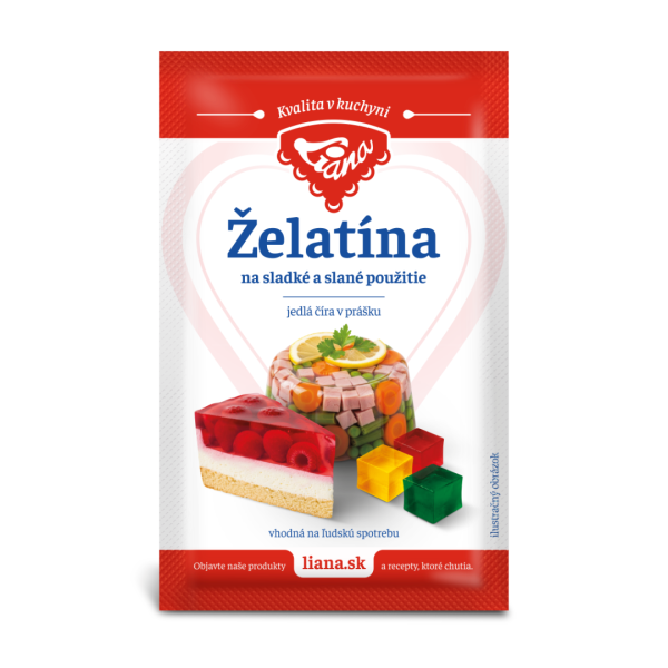 ŽELATINA POTRAVINÁŘSKÁ čirá 20 g