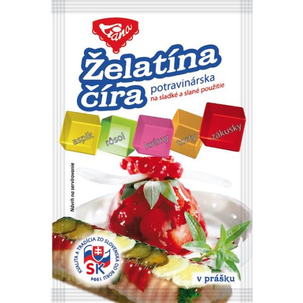 ÉTELZSELATIN átlátszó 20 g