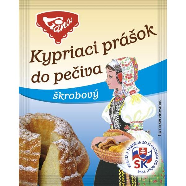 Kypriaci prášok do pečiva LIANA 12 g /150 ks Kypriaci prášok do pečiva LIANA 12 g