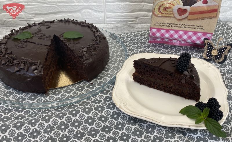 Gluténmentes SACHER torta