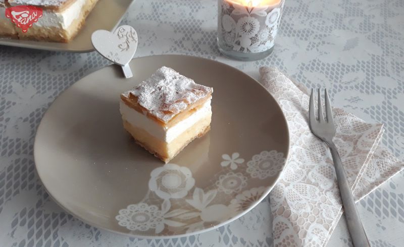 Gluten-free puff pastry cream