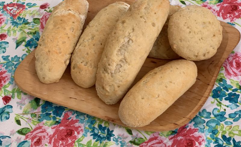 Bezlepkové rožky a žemle z Bread mix white Liana