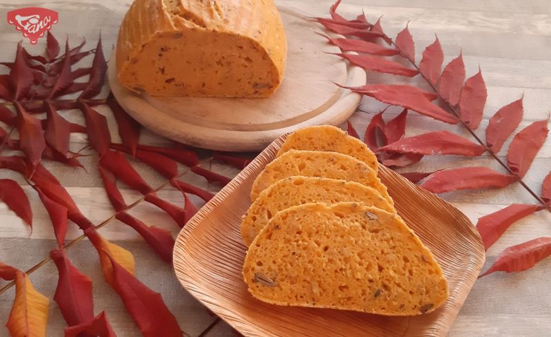 Gluten-free sourdough carrot bread