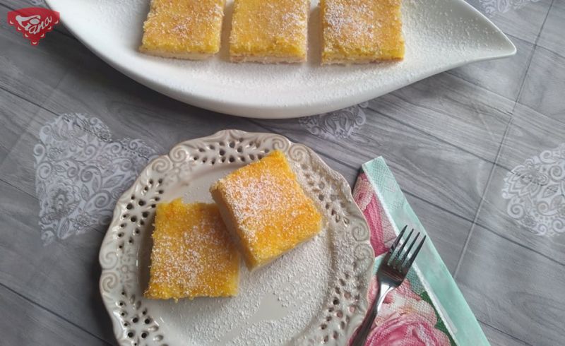 Gluten-free mug orange cubes