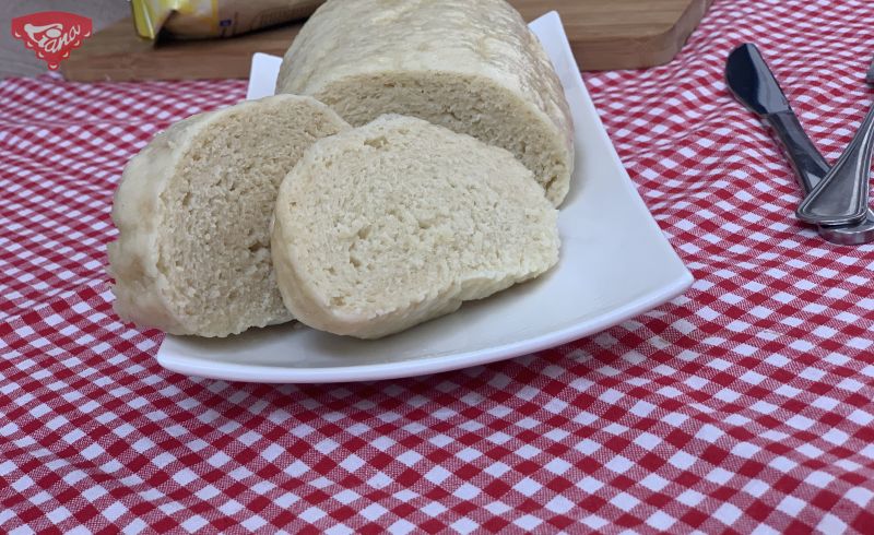Gluten-free steamed dumpling from Bread mix white