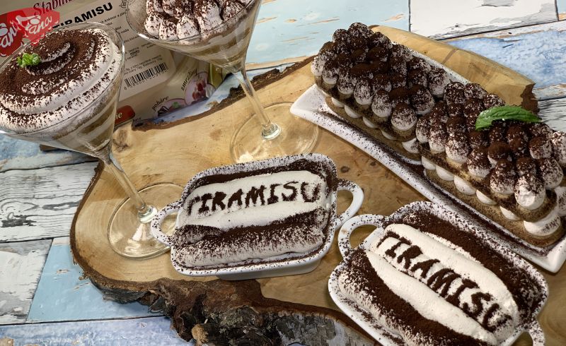 TIRAMISU dessert from Liana whipped cream thickener