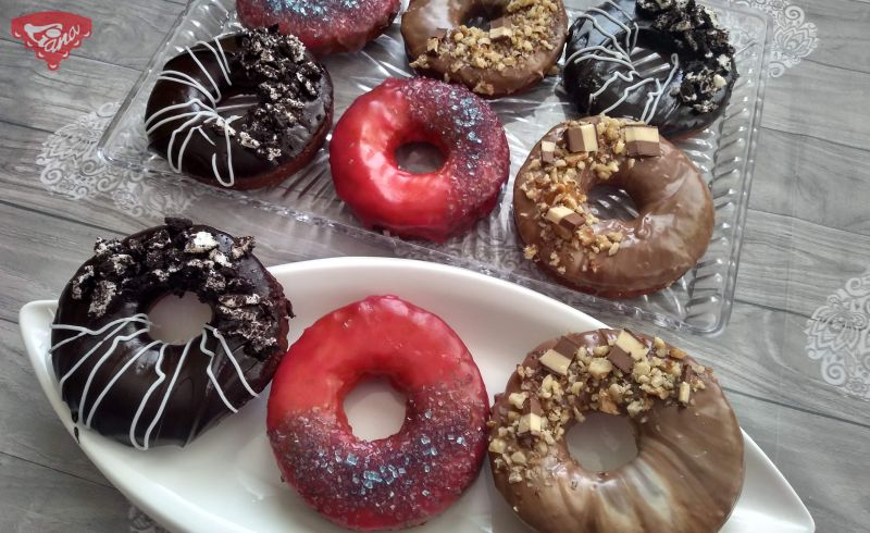 Bezlepkové maxi donuty Bezlepkové maxi donuty