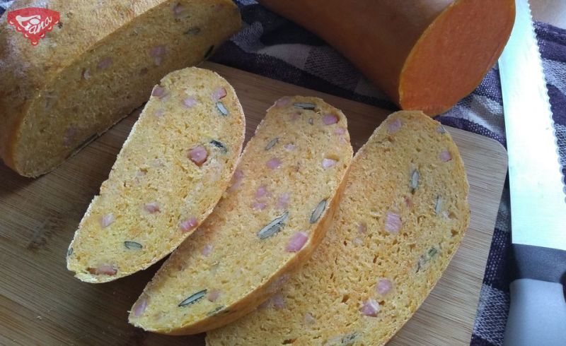 Gluten-free pumpkin bread with bacon Gluten-free pumpkin bread with bacon