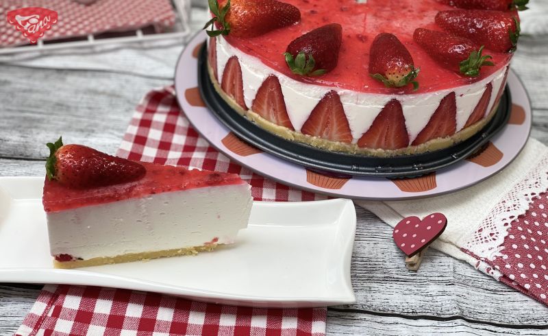 Erdbeer-Käsekuchen – glutenfrei