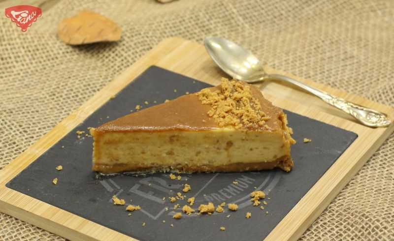 Gluten-free caramel cheesecake