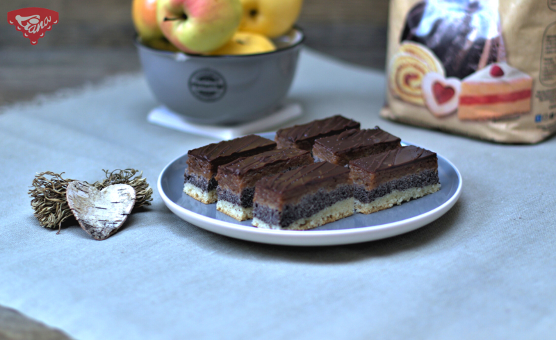 Glutenfreie Mohn-Apfel-Scheiben
