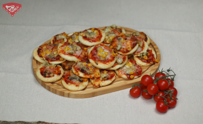 Gluténmentes mini pizzák