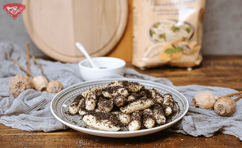 Gluten-free poppy seeds dumplings