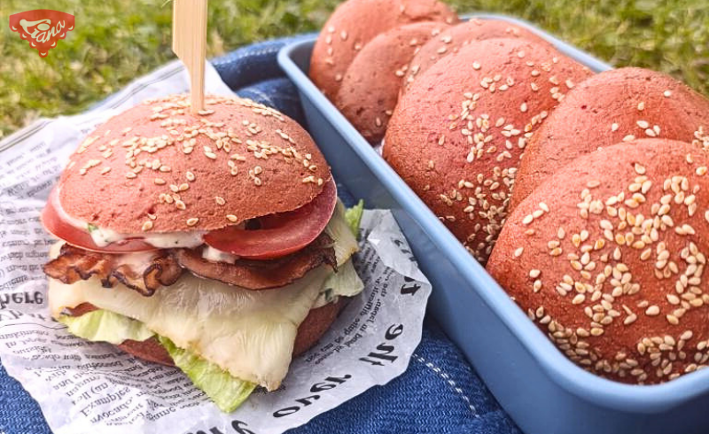 Bezlepkový hamburger