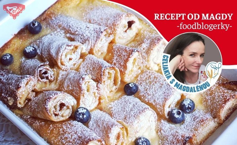 Bezlepkové zapekané palacinky