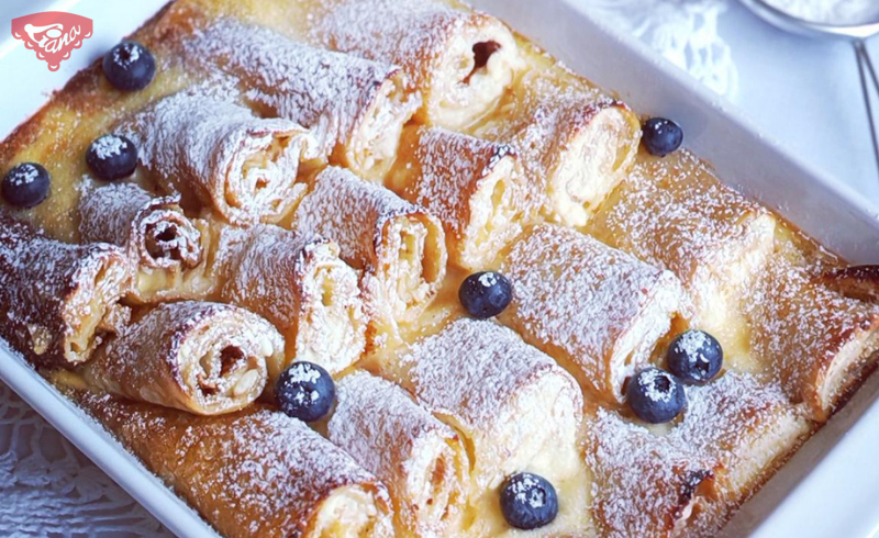 Bezlepkové zapekané palacinky