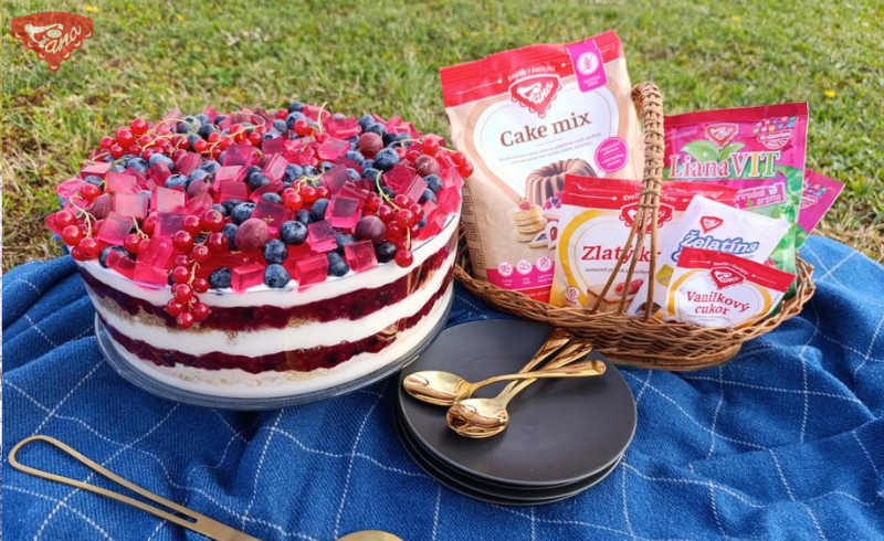 Glutenfreies Fruchttrifle