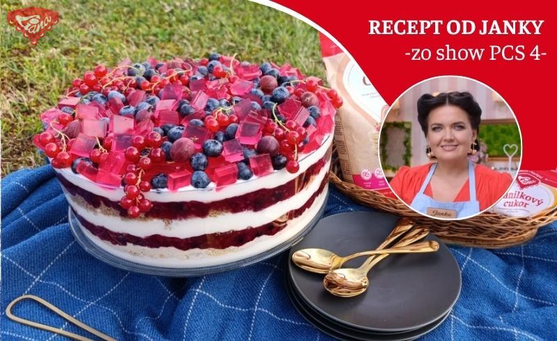 Bezlepkový ovocný trifle