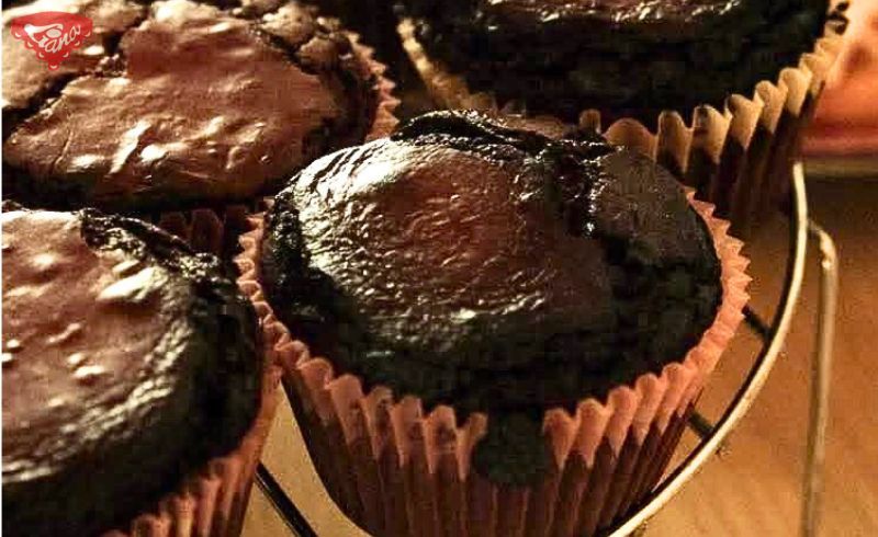 Bezlepkové brownies muffiny