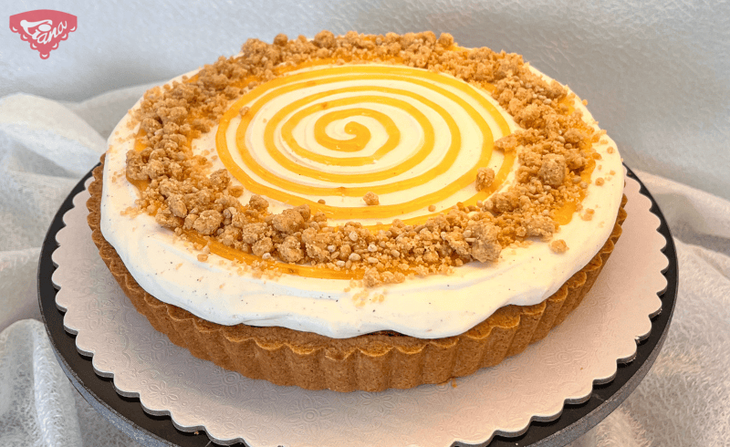 Bezlepkový jablkový tart s mandľami
