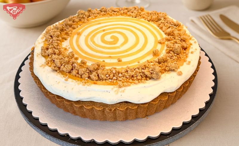 Bezlepkový jablkový tart s mandľami