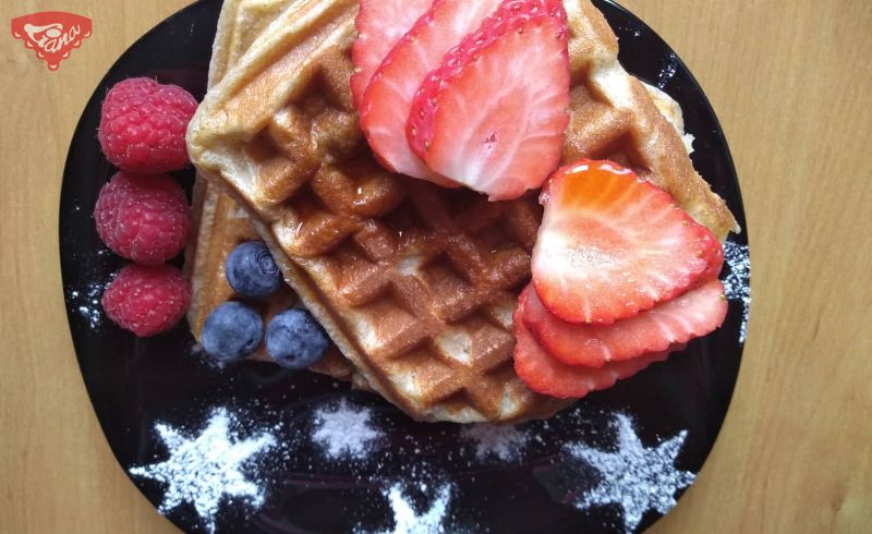 Gluten-free sourdough waffles