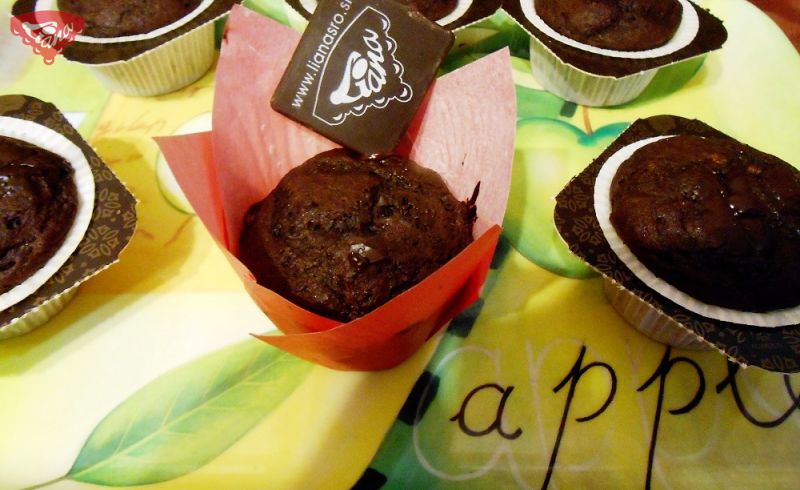 Gluténmentes csokis-banános muffin Gluténmentes csokis-banános muffin