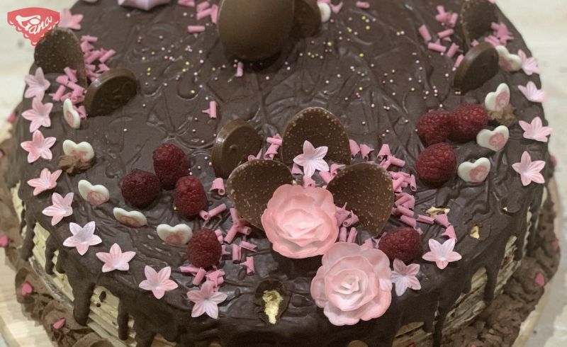 Bezlepková vanilkovo-tvarohová torta Bezlepková vanilkovo-tvarohová torta