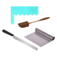 Trowels, spatulas, knives