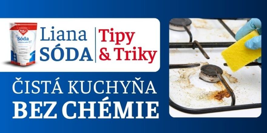 Chcete čistú kuchyňu rýchlo a bez chémie? Začnite sódou!