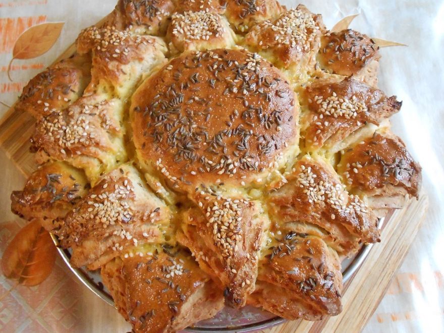 Bezlepkový cesnakový kysnutý kvet