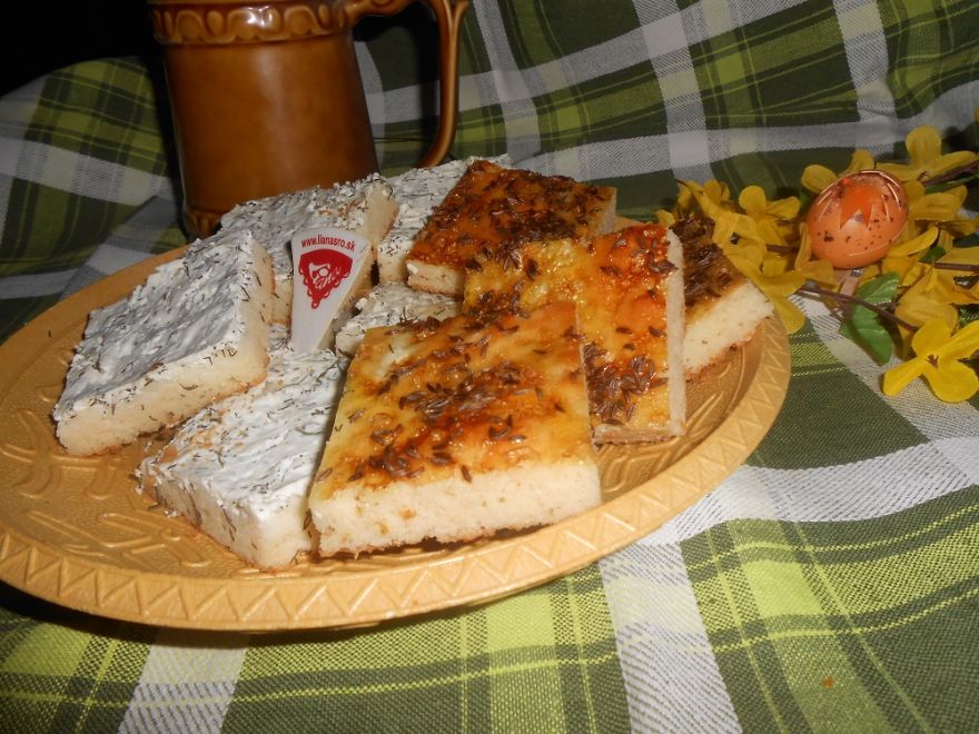 Bezlepkové slané sedliacke koláče