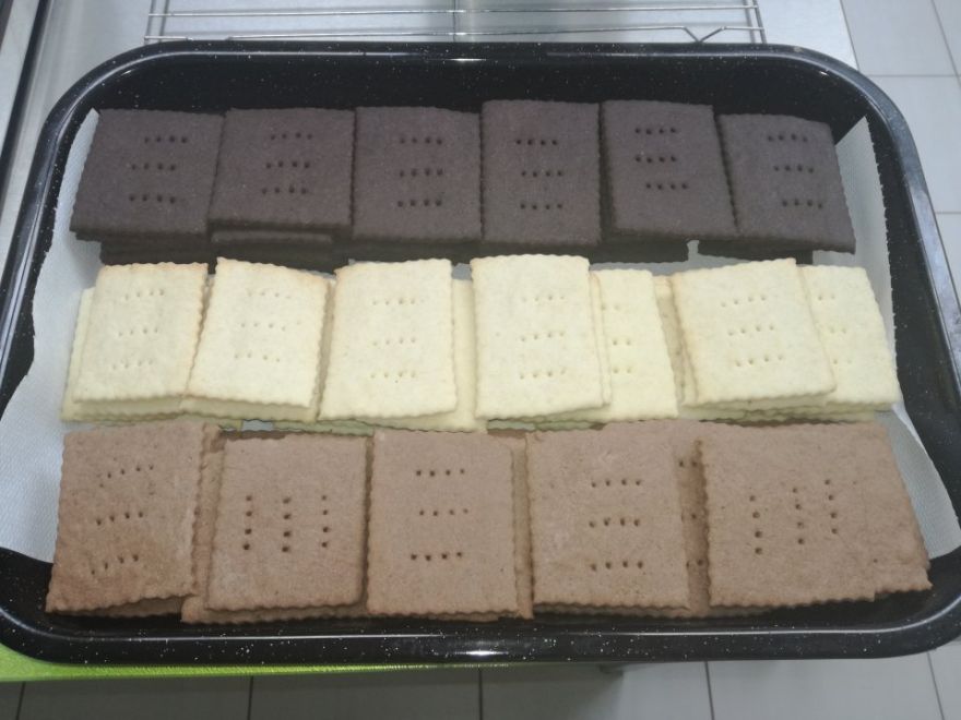 Gluten-free butter cookies 3 types without egg