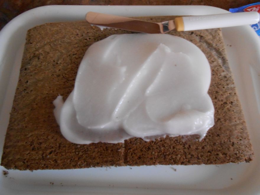 Gluten-free poppy seed cake with lemon glaze