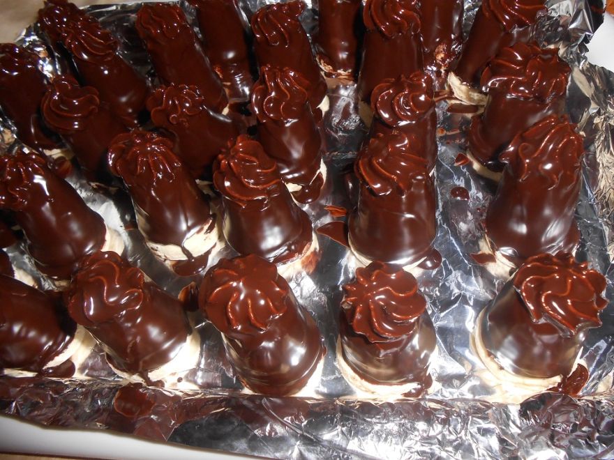 Bezlepkové kakaovo - likérové špice