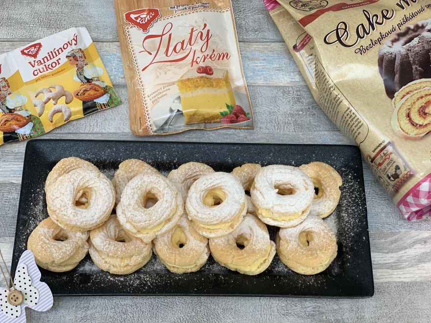 Prvotřídní bezlepkové věnečky z odpalovaného těsta