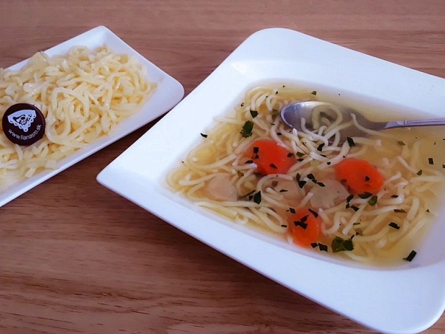 Bezlepkové domáce rezance do polievky