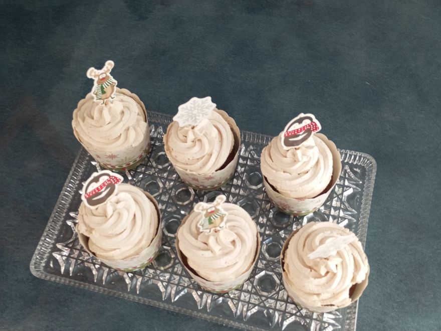 Glutenfreie Kokos-Kakao-Cupcakes