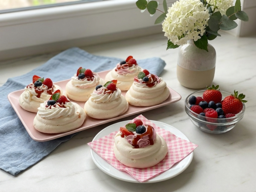 Pavlovej mini tortičky