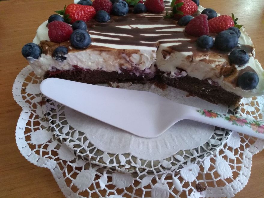 Bezlepkový super rychlý dort